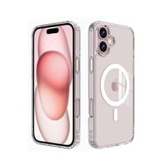 Yesido Apple iPhone 16 Plus PC03 Ace Şeffaf Magsafe Kapak - Şeffaf