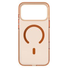 Apple iPhone 17 Pro Max Kılıf M-safe Şarj Özellikli O-Ring Şeffaf Kajsa Trans Shield Serisi Kılıf Turuncu