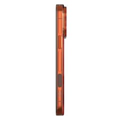 Apple iPhone 17 Pro Max Kılıf M-safe Şarj Özellikli O-Ring Şeffaf Kajsa Trans Shield Serisi Kılıf Turuncu