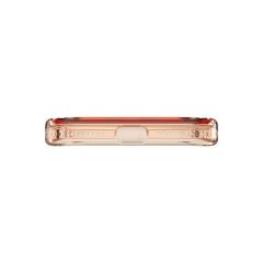 Apple iPhone 17 Pro Kılıf M-safe Şarj Özellikli Airbag Tasarımlı O-Ring Şeffaf Kajsa Trans Alüminyum Shield Serisi Kılıf Turuncu