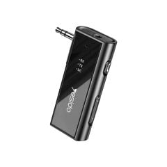 Yesido YAU41 3.5mm Aux Çıkışlı Mikrofonlu Bluetooth Araç Kiti - Siyah