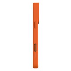 Apple iPhone 17 Pro Kılıf M-safe Şarj Özellikli O-Ring Metal Kamera Çerçeveli Kajsa Matrix Collection Kılıf Turuncu