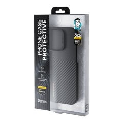 Apple iPhone 15 Pro Max M-safe Şarj Özellikli Karbon Fiber Benks Montage ArmorAir Kevlar Kılıf