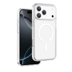 Keephone Apple iPhone 17 Pro Max Hybrid Pro Magsafe Kılıf - Şeffaf